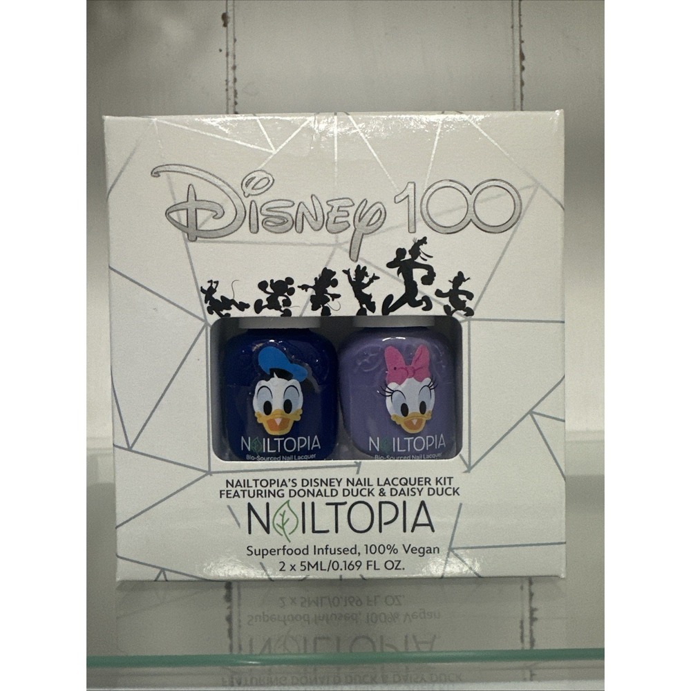 Disney 100 Nail Polish Set ~ Donald‎ Duck & Daisy Duck Set